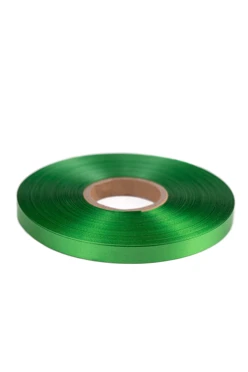 Купить ленту сaтин шириной 10 мм, однотонную зеленую