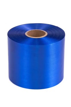 Купить ленту сaтин шириной 100 мм, однотонную синюю