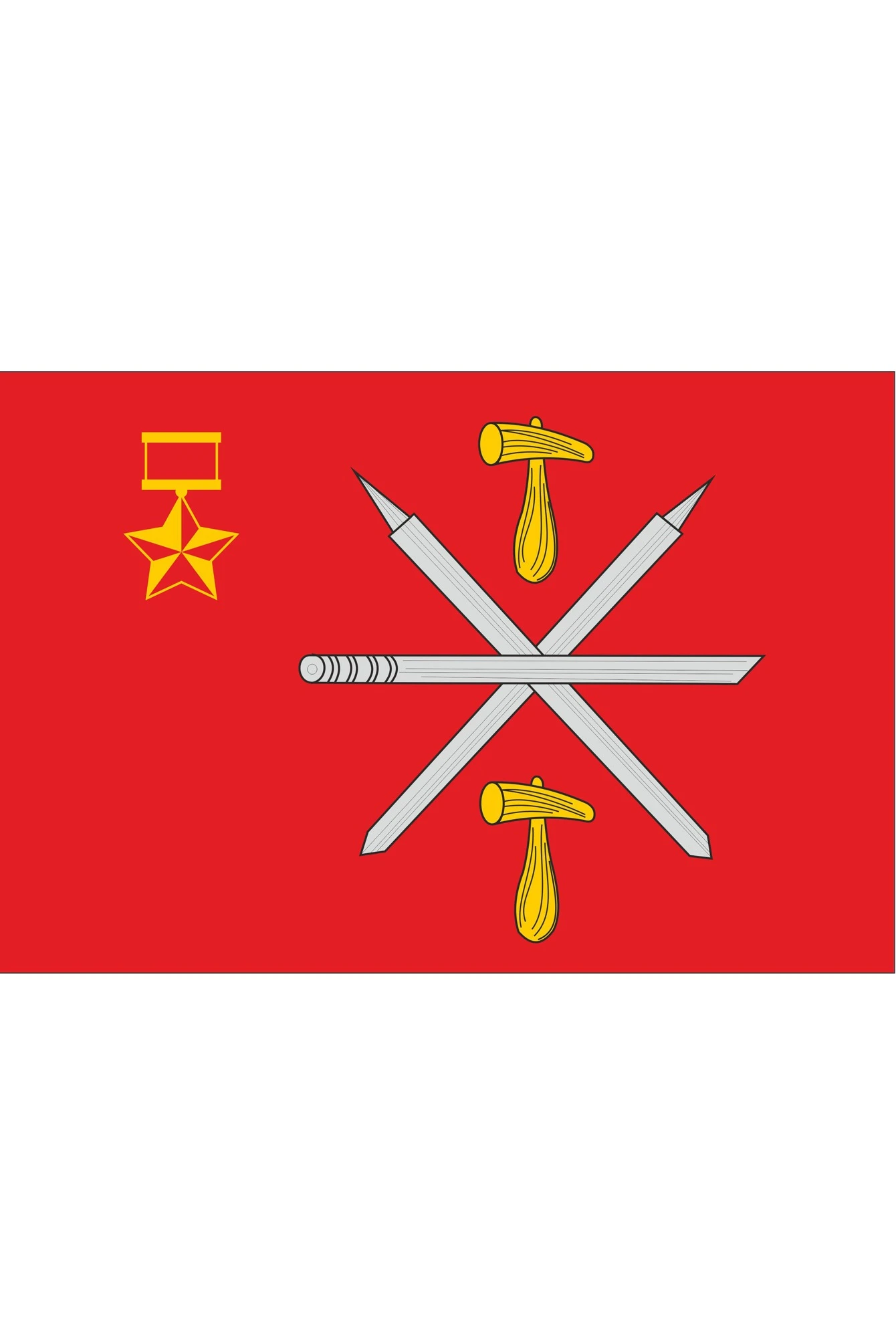 Купить флажок Тулы 15х22 см