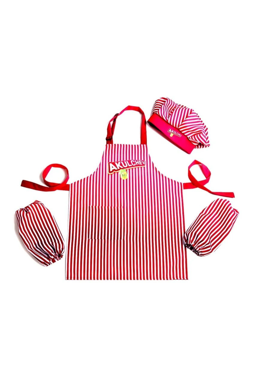 Фартук Латте детский с регулятором лямки, с полной запечаткой "Akulchev"#4
