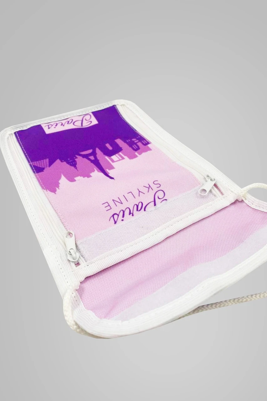 Нагрудный кошелек Шарм 16х19 см, с полной запечаткой "Skyline"#1