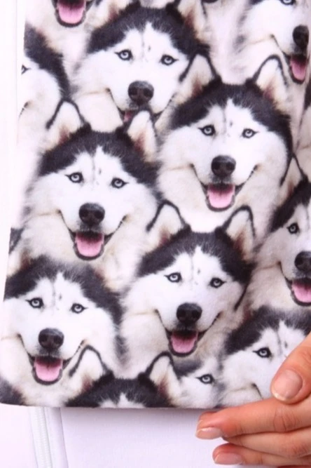 Шарф двухслойный утепленный 15х150 см, с полной запечаткой#4