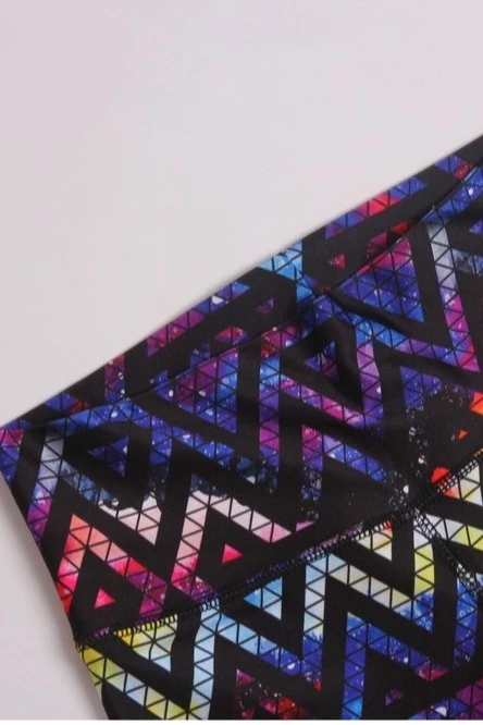 Комплект женский с принтом "Grunge Galaxy"#4