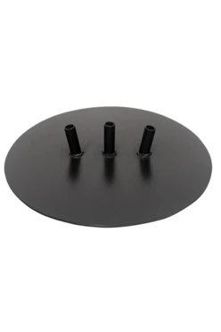 Купить Основание металлическое Диск 3 штока, черный
