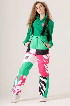 Купить брюки Стенли утепленные, с полной запечаткой