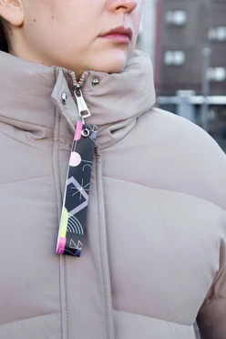 Купить ремувку 2,5х15 см с люверсом и кольцом "Expression"