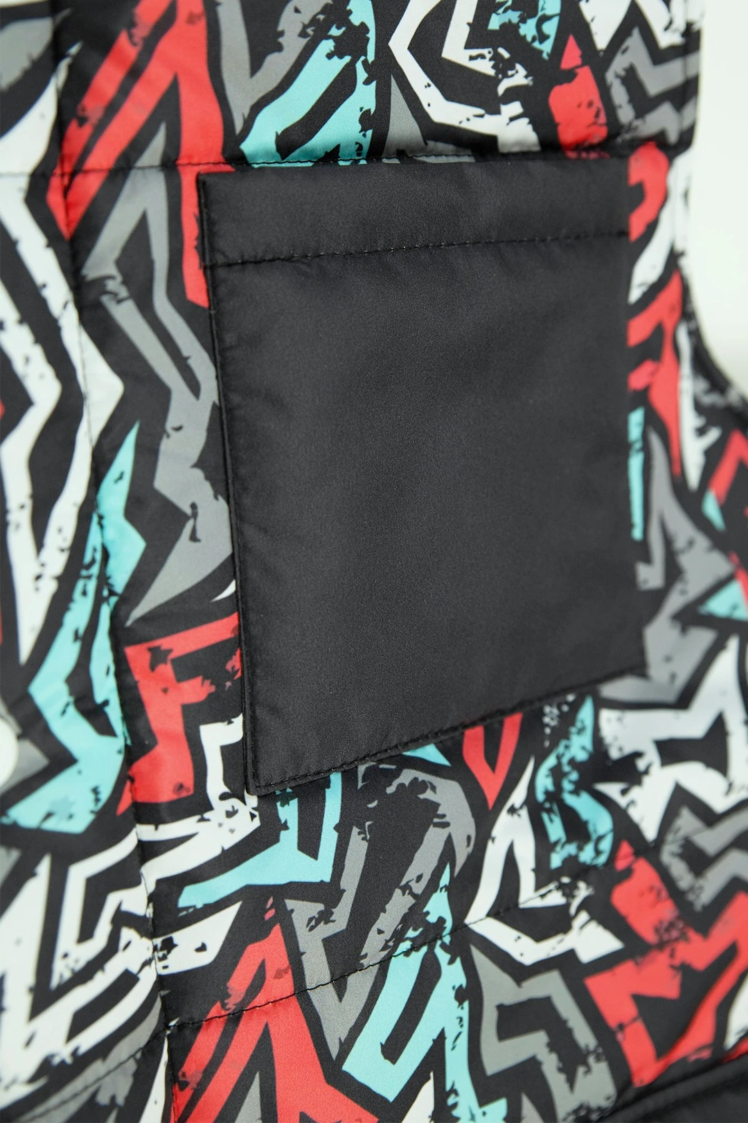 Жилет Хайк на синтепоне унисекс, с полной запечаткой "Print"#3