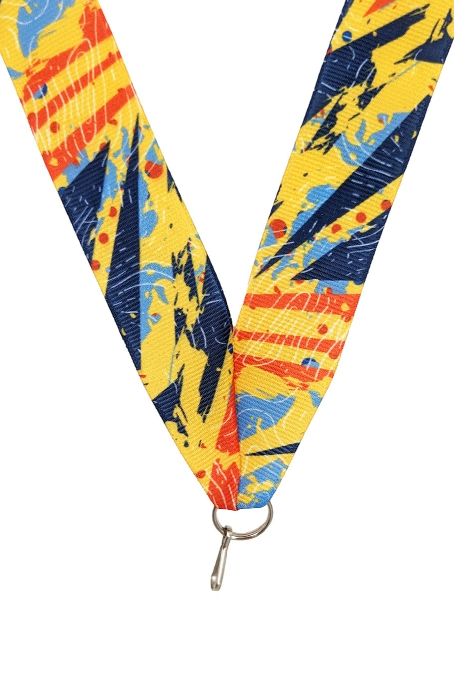 Лента для медали репс ширина 2,5 см с карабином#4