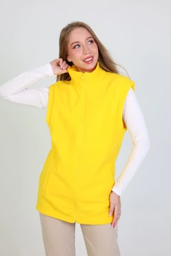 Купить жилет Браво флисовый желтый