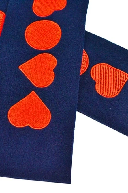 Шарф флисовый однослойный 15х130 см, однотонный  "Shapes"#6