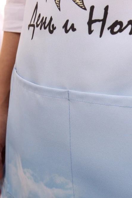 Фартук Конфетти с завязками на люверсах, с полной запечаткой "Day and Night"#4