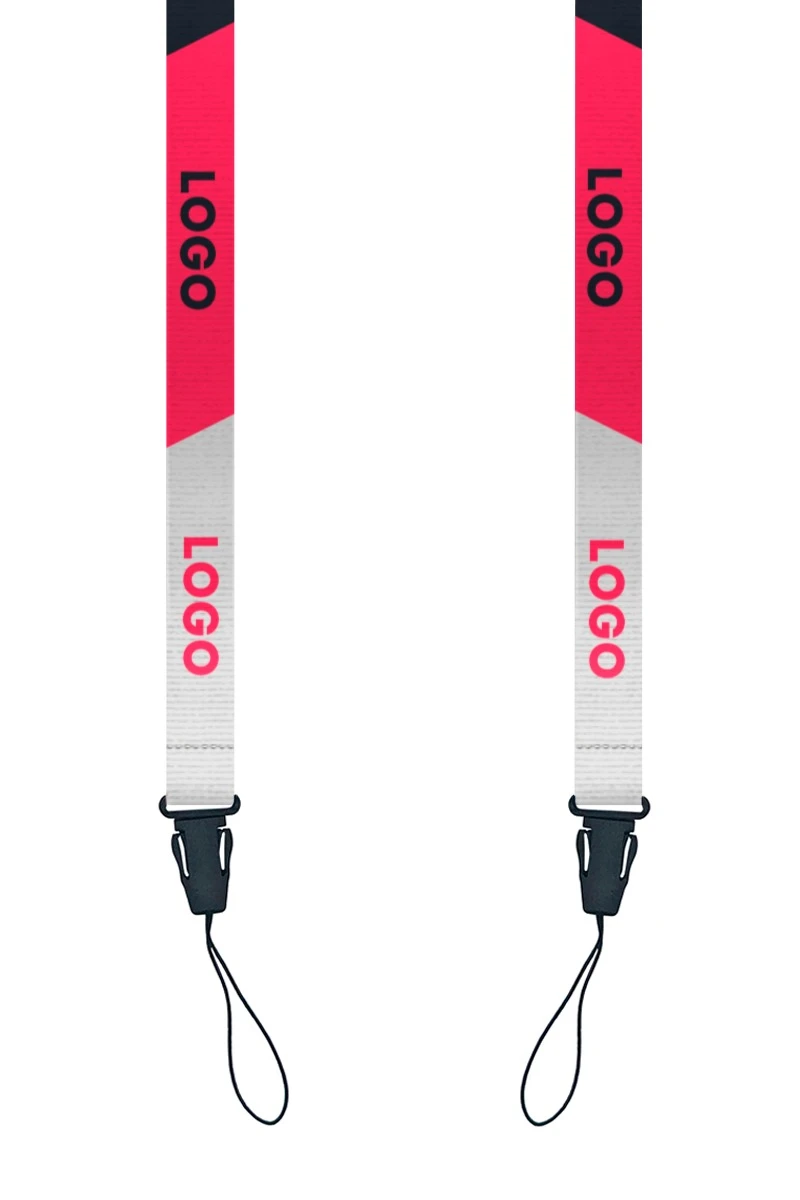 Купить ленту для бейджа репс ширина 2 см, с фастексом, с печатью "Logo 3"