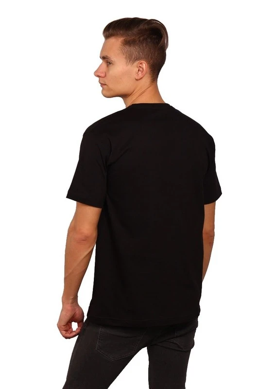 Купить черную футболку Премиум унисекс (Modern)