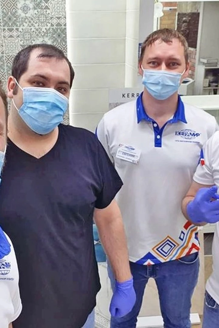 Поло Стар унисекс из ники с полной запечаткой "Keramir"#1