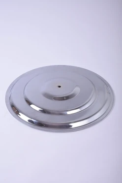 Купить Круг стальное хромированное фигурное под серебро на 1 шток, Ø 38,5 см