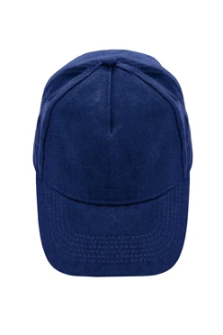 Купить Бейсболка Спайк пятиклинку взрослая, однотонная темно - синяя