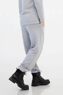 Брюки Итан из футера мужские, однотонные#1