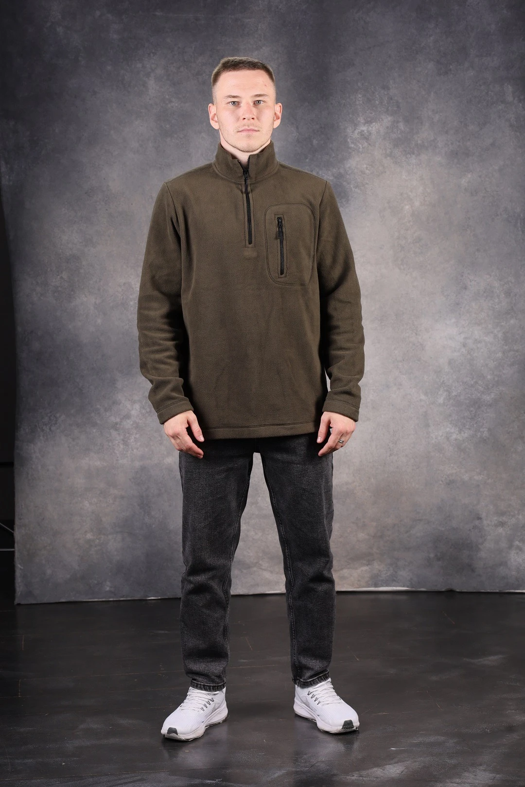 Толстовка Энди флисовая унисекс, однотонная#3