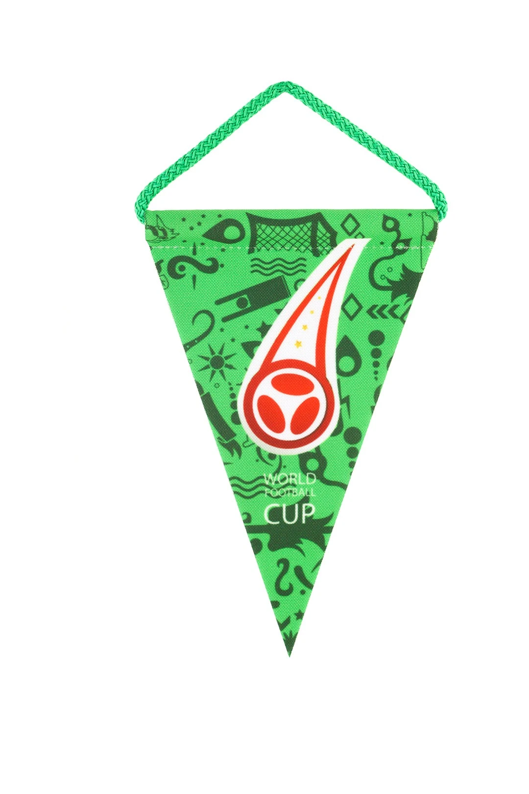 Купить вымпел стрела печатный из габардина обрезной край, 10х15 см