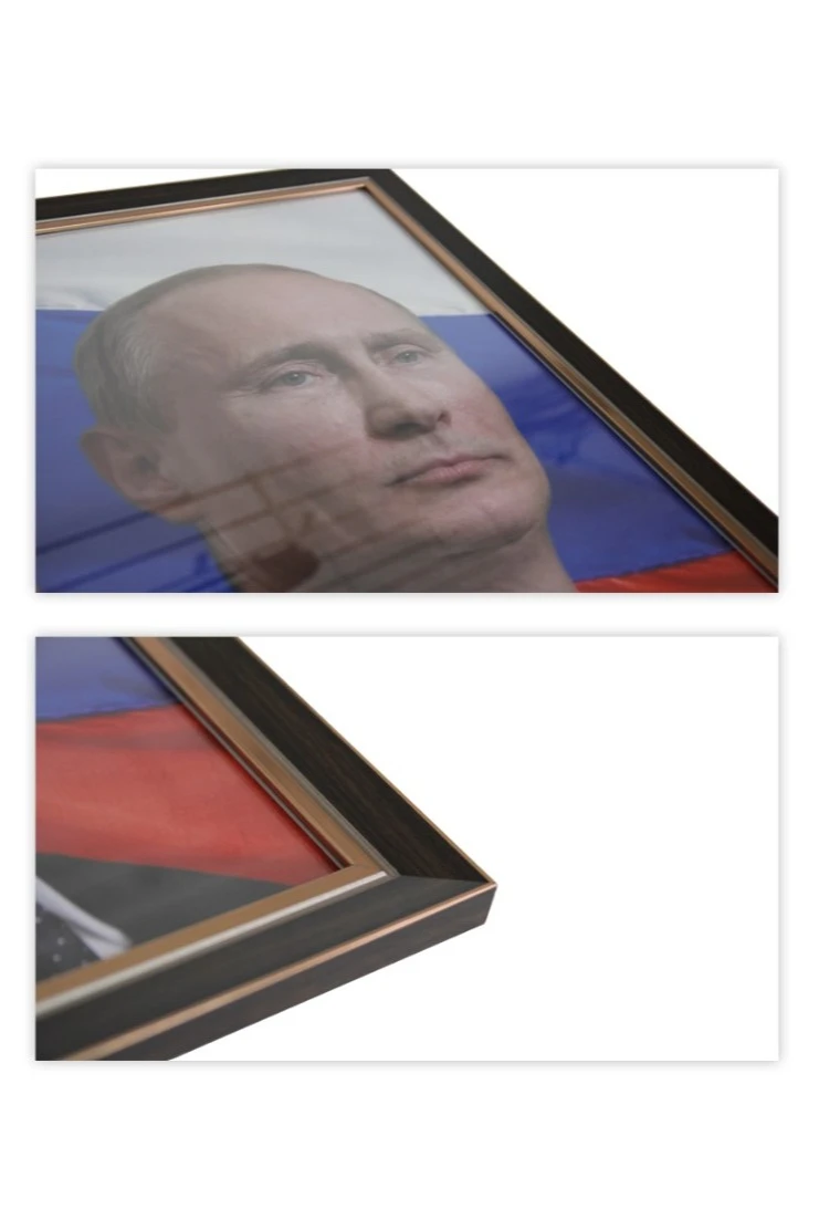 Купить портрет Президента РФ Путина В В 35х50 см стандарт рама орех