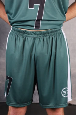 Купить шорты Реал футбольные мужские с полной запечаткой "Номер 7"