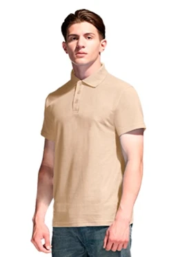 Купить поло Нэкст унисекс (Modern) - бежевая