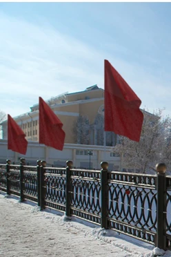 Купить Флаг расцвечивания 90х135 см красный