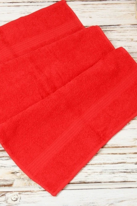 Полотенце махровое 40х70 см (Ituma), однотонное красное#1 Полотенце махровое 40х70 см (Ituma), однотонное красное#1