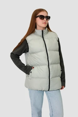 Купить жилет Дейтон на синтепоне со стежкой унисекс, однотонный серый