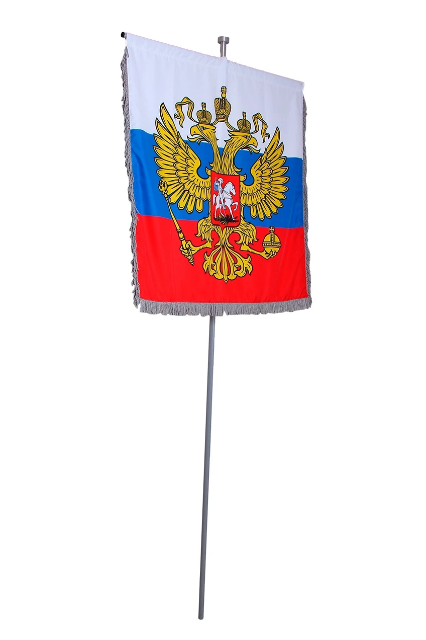 Штандарт РФ печатный 100х100 см#6