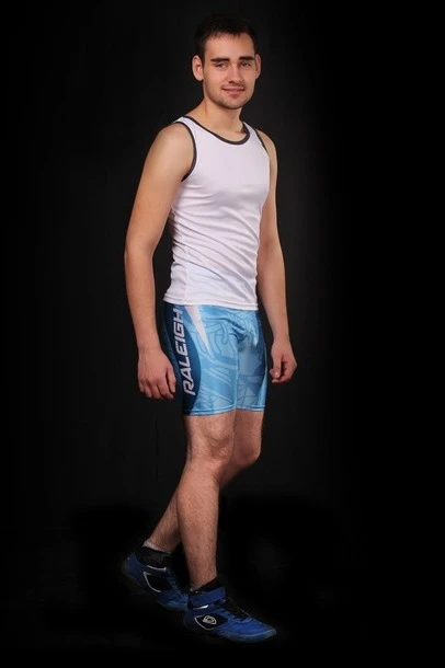 Шорты Форвард велосипедные мужские с полной запечаткой "RALEIGH"#1 Шорты Форвард велосипедные мужские с полной запечаткой "RALEIGH"#1