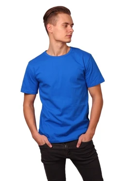 Купить футболку Лайт унисекс синюю