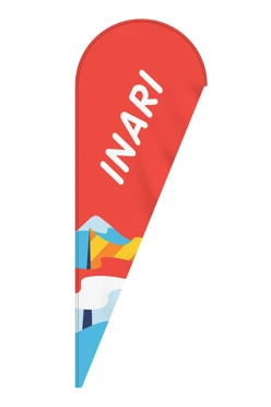 Флаг Капля 90х270 см#1