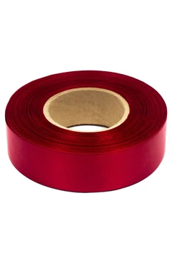 Купить ленту сатин 100 м, ширина 50 мм, темно-красную