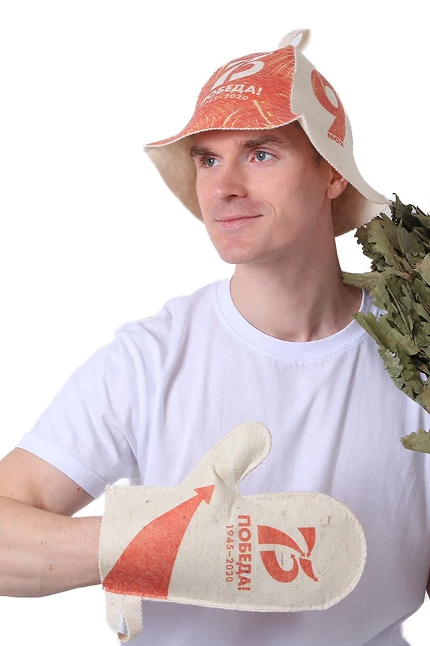 Рукавица банная с полной запечаткой "9 May!"#1