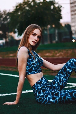 Купить комплект женский с принтом "Thunderstorm"