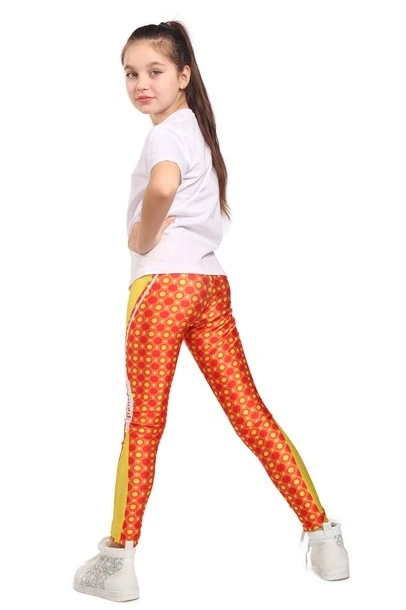 Легинсы детские с узким поясом с принтом "Style" Легинсы детские с узким поясом с принтом "Style"