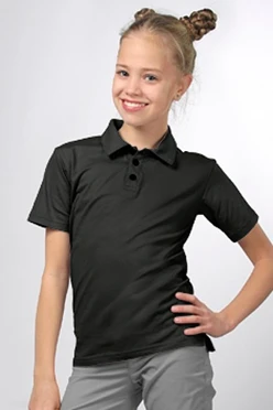 Купить футболку поло Декстер детскую чёрную