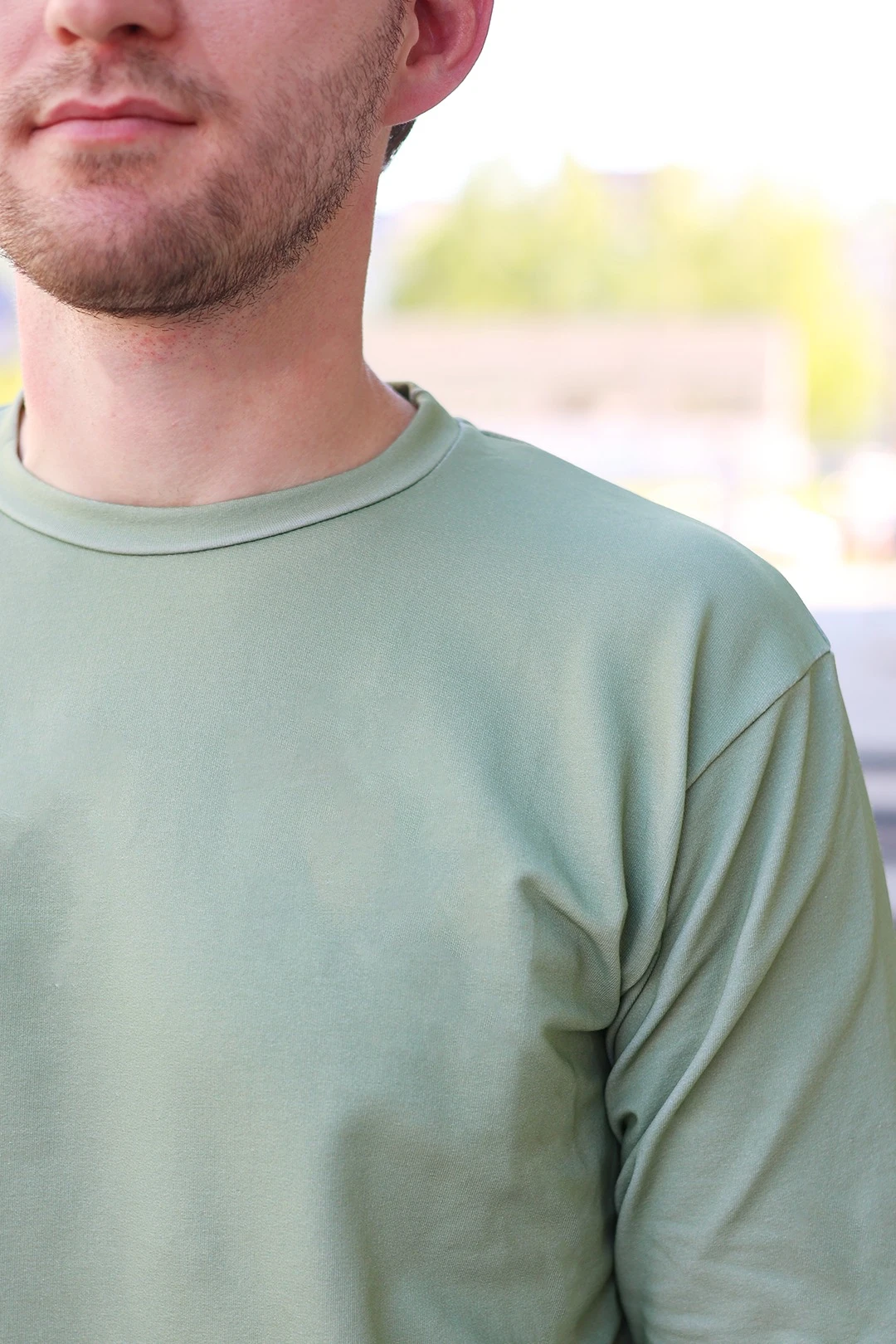 Лонгслив Фрэнсис унисекс однотонный (хлопок)#5