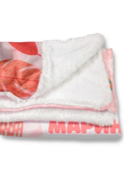Плед Слипи флисовый 140х170 см (двухслойный), с принтом "Marina"#1