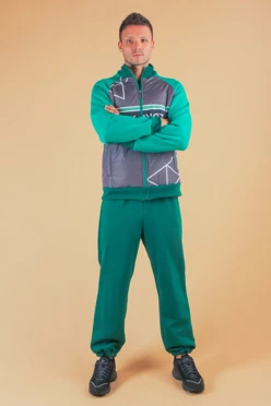 Брюки Итан из футера мужские, однотонные#2