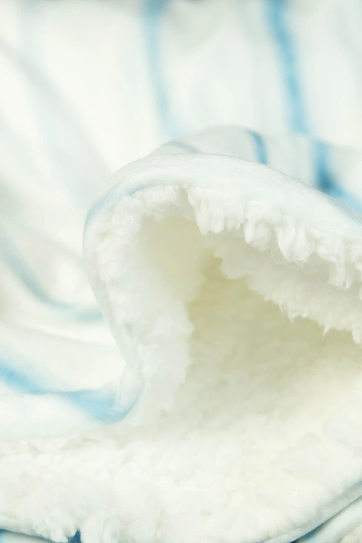 Купить плед Слипи флисовый 120х140 см (двухслойный), с принтом "Sea wave"