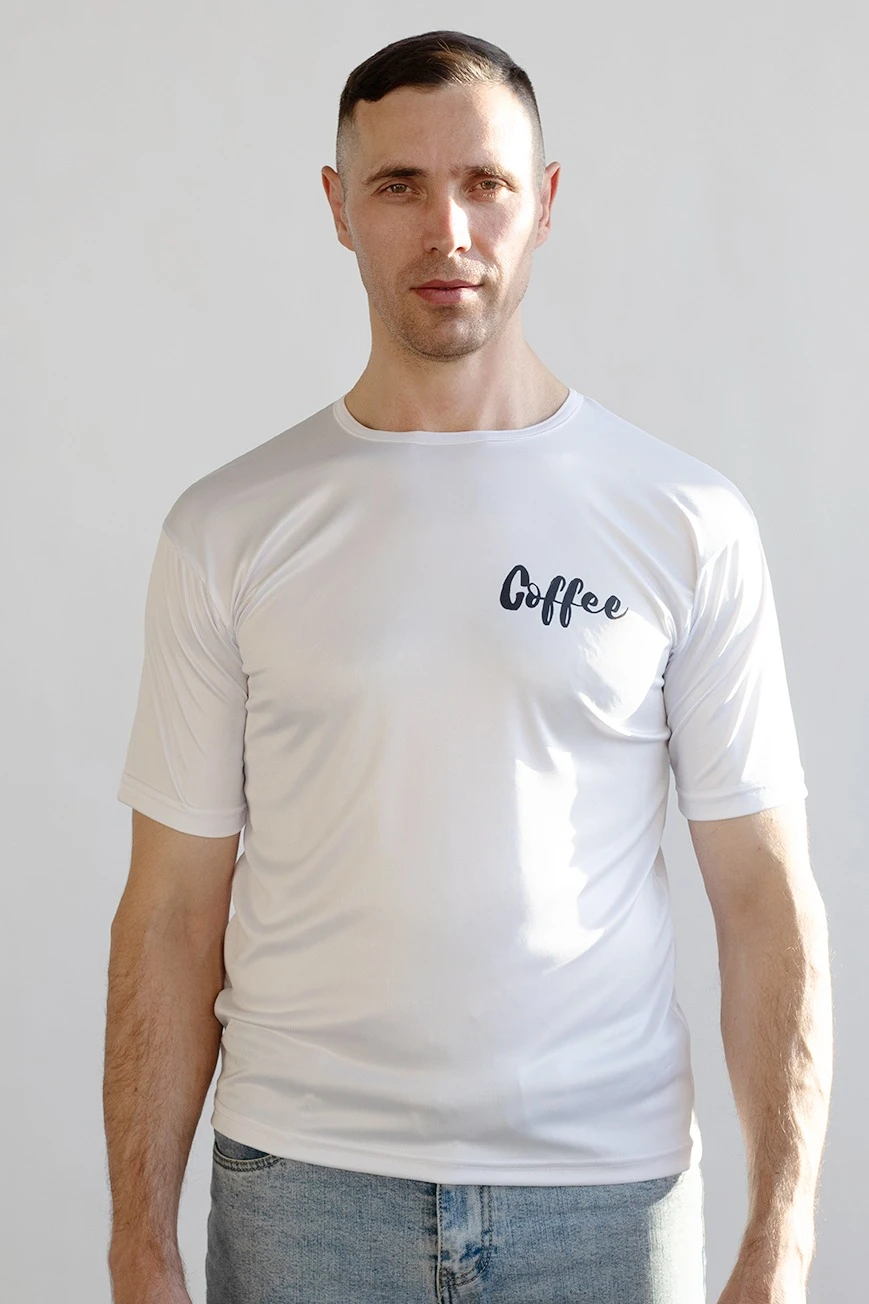 Футболка Астер из примы унисекс, белая#3