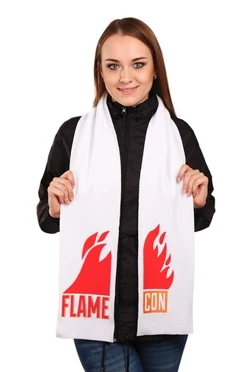 Купить шарф флисовый 15х150 см (однослойный) "Con Flame"