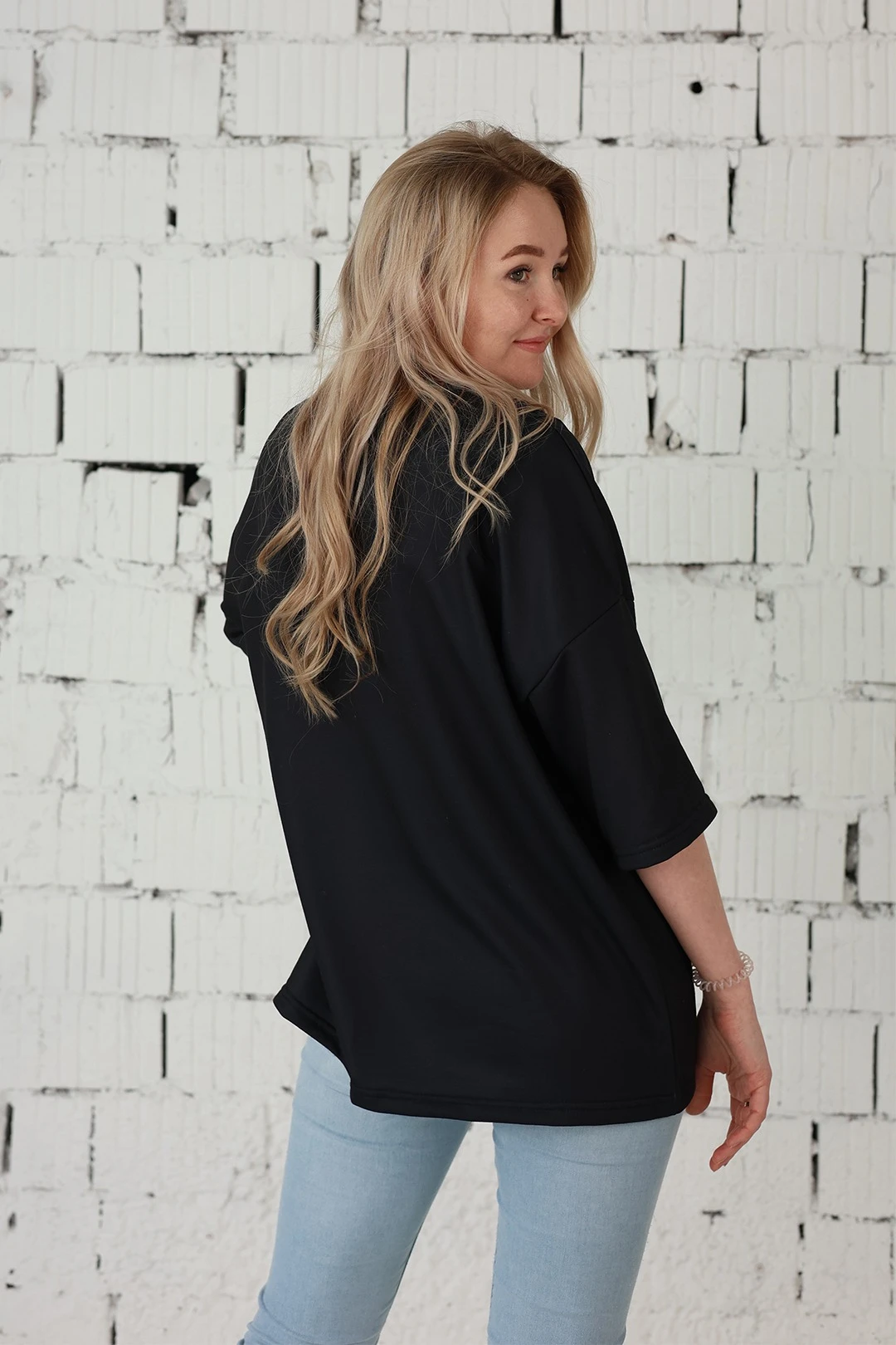 Футболка Макс оверсайз унисекс из кулирки с полной запечаткой "Black Project"#2