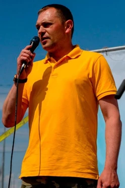 Купить поло Престиж унисекс (Modern) - желтая