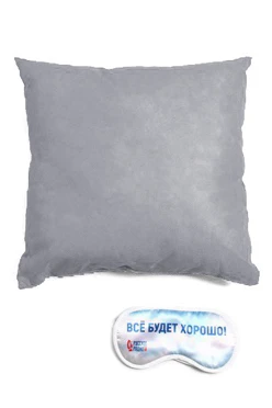 Купить подушку из спанбонда 35х35 см, однотонную серую