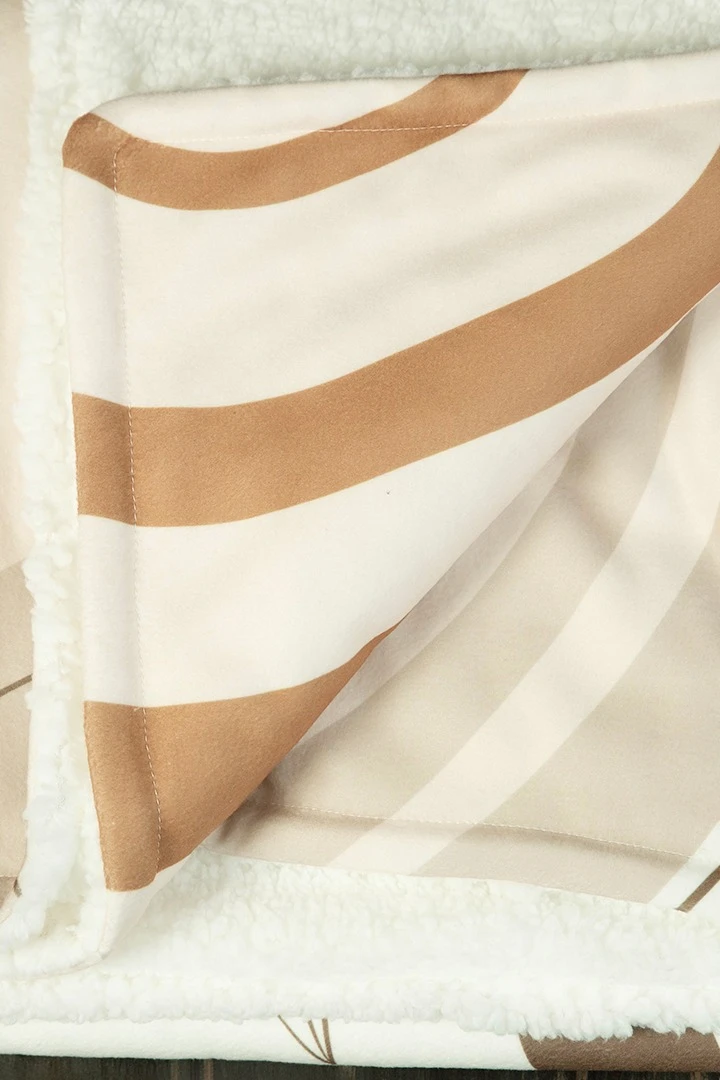 Плед Слипи флисовый 140х170 см (двухслойный), с принтом "Pastel"#4