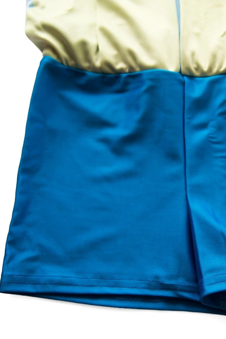 Юбка Дени с шортами женская, с полной запечаткой "Foliage"#3