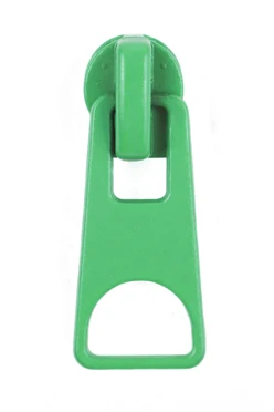 Купить бегунок тип 5 для спиральной молнии, зеленый